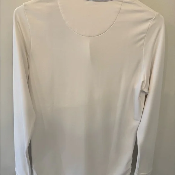 Magnolia Lane White Quarter-Zip Pullover MASTERS BNWT - Picture 5 of 5